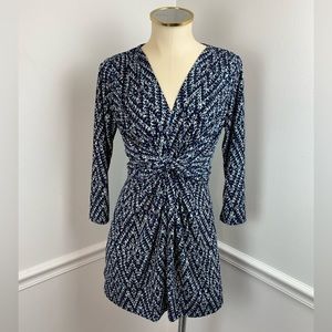 MOTHERHOOD MATERNITY Navy Top | Size Small